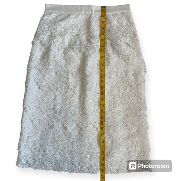 Dainty Jewells layered lace midi skirt Sz M - Picture 4 of 10